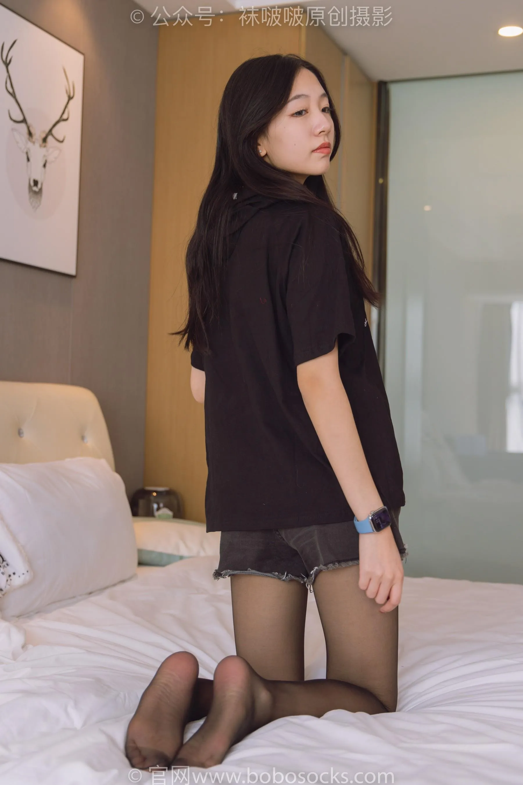 [BoBoSocks袜啵啵]NO.203 三双靴子、黑丝、网袜[23] [54P]插图1